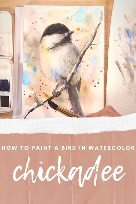 Bird Painting Tutorial, Watercolor Birds Tutorial, Seed Ornaments, Watercolour Bird, Whatsapp Tricks, Bird Watercolor Paintings, Art Tutorials Watercolor, Watercolor Video, Learn Watercolor