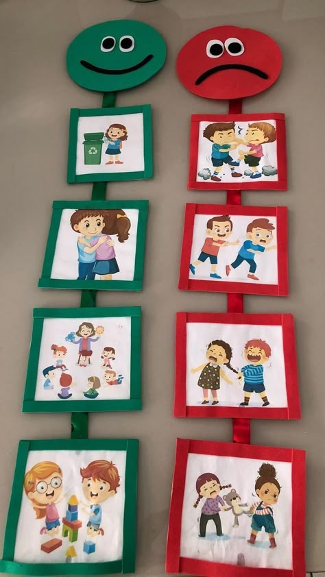 Back To School Preschool, School Kids Crafts, Preschool Classroom Decor, Montessori Toddler Activities, Fun Classroom Activities, Baby Learning Activities, Preschool Arts And Crafts, Preschool Art Activities, Classroom Crafts