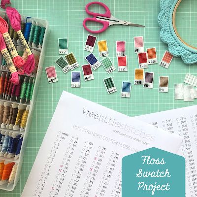 weelittlestitches: Floss Swatch Project Cross Stitch Floss Organization, Cross Stitch Patterns Free Easy, Embroidery Floss Storage, Dmc Floss Chart, Stitch Colors, Stitched Cards, Cross Stitch Floss, Get Bent, Yarn Organization