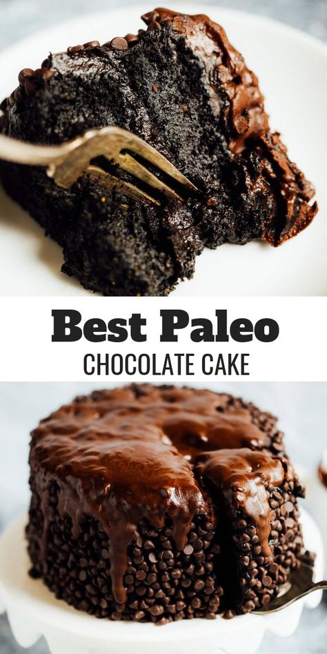 Paleo Chocolate Cake, Healthy Chocolate Desserts, Paleo Cake, Gluten Free Chocolate Cake, Paleo Baking, Best Gluten Free, Paleo Sweets, Dessert Aux Fruits, Paleo Chocolate