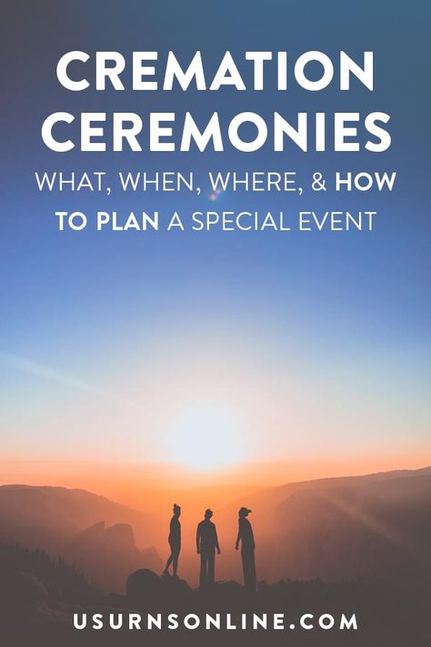 Here's everything you need to know about planning a cremation ceremony to celebrate your loved one who has been (or will be) cremated. What to do with the ashes, how to choose a cremation urn, things to say and do, and everything else you need to create a beautiful service. #cremation #funerals #memorialservice Spreading Ashes Ceremony Ideas, Companion Urns, Cremated Remains, Cremation Services, Cremation Ashes, Celebrate Life, Memorial Park, Memorial Service, Cremation Urns