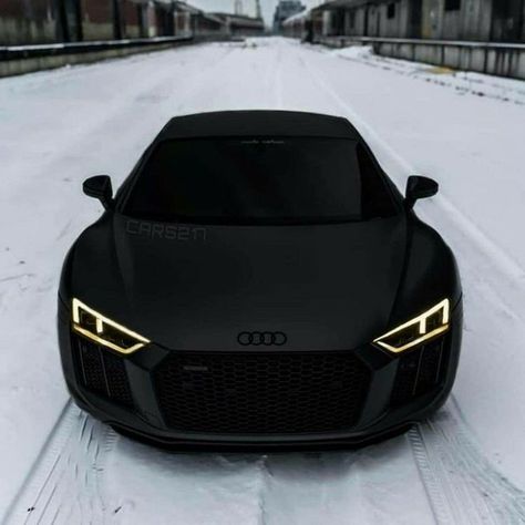 R8 Matte Black, Audi R8 Matte, Audi R8 Matte Black, Super Car, Really Funny Pictures, Audi R8, Vroom Vroom, Luxury Cars, Dream Cars