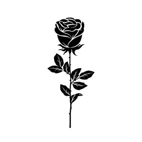 Free vector flat design rose silhouette | Free Vector #Freepik #freevector #outline #flower-silhouette #illustrations #flat-illustration Black Flowers Tattoo, Rose Silhouette, Rose Outline, Goth Tattoo, Mountain Silhouette, Mountain Drawing, Flower Silhouette, Rose Illustration, Rose Tattoo Design