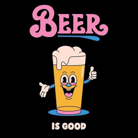 Yeye Weller, Beer Theme, Mascot Character, Logo New, Mascot Design, Best Beer, Illustration Artists, Custom Illustration, Character Drawing