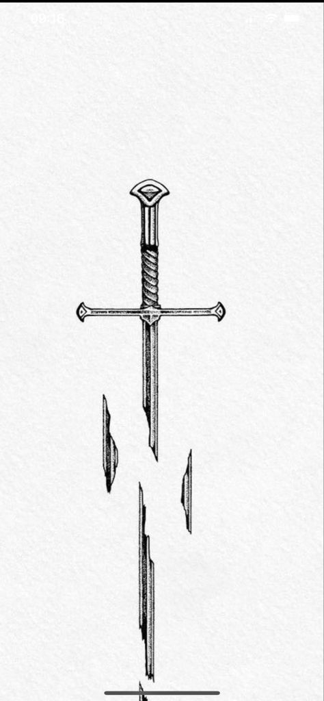 Claymore Tattoo Swords, Claymore Tattoo, 2023 Tattoo, Tiny Tattoos, Swords, Tatting, Body Art, Tattoo Ideas, Tattoos