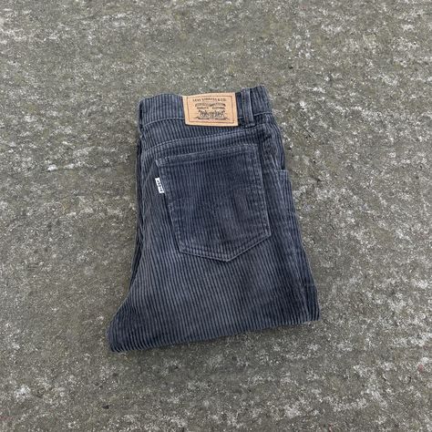 Vintage Vintage Levi’s Corduroy Velvet Gray Pants | Grailed Vintage Levis Corduroy, Corduroy Pants Outfit, Levis Vintage Clothing, Pants Outfit Men, Street Fashion Men Streetwear, Men Streetwear, Women's Bottoms, Gray Pants, Grey Pants