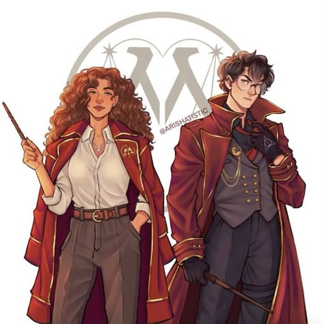 Harry And Hermione, Harry Potter Illustrations, Buku Harry Potter, Images Harry Potter, Harry Potter Artwork, Harry Potter Drawings, Harry Potter Headcannons, Harry Potter Hermione, Harry James Potter