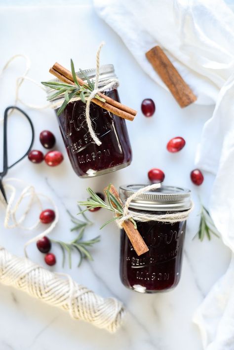 Spiced Cranberry Jam Spiced Christmas Jam, Bakery Cart, Christmas Gourmet, Preserving Recipes, Jam Gift, Canning Process, Christmas Jam, Cranberry Jam, Canning Recipe