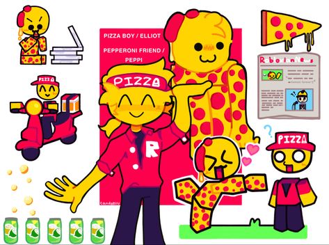 Made by me inspo playfully silly Playfully Silly Roblox Art, Playfully Silly Art, Roblox Pizza, Roblox Cringe, Roblox Core, Pizza Guy, Pizza Boy, Pizza Delivery Guy, Roblox Art