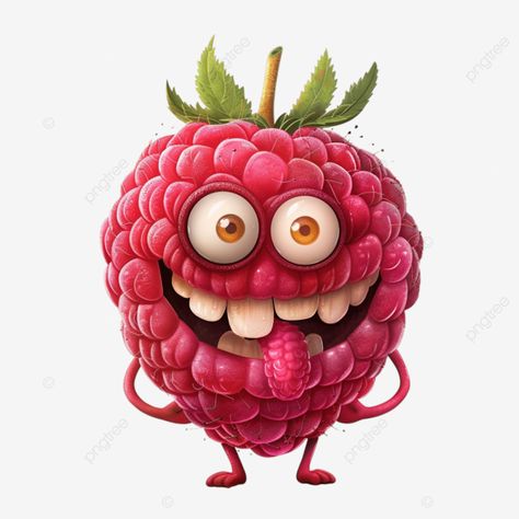 funny happy raspberry character raspberry fruit berries png Raspberry Character, Fruit Berries, Funny Fruit, Raspberry Fruit, Forbidden Fruit, Transparent Image, Funny Happy, Png Transparent, Free Png