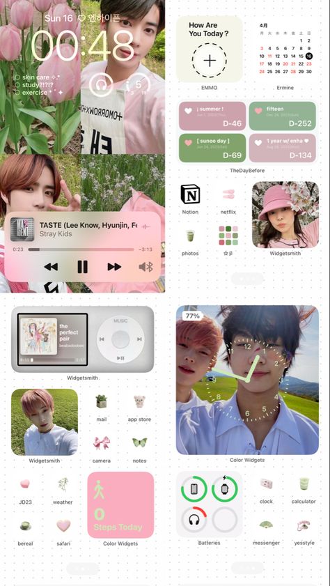 K Pop Iphone Layout, Homescreen Inspo Kpop, K Pop Phone Layout, K Pop Homescreen Layout, Kpop Layout Homescreen, K Pop Homescreen, Kpop Phone Layout, Kpop Homescreen Layout, Korean Phones