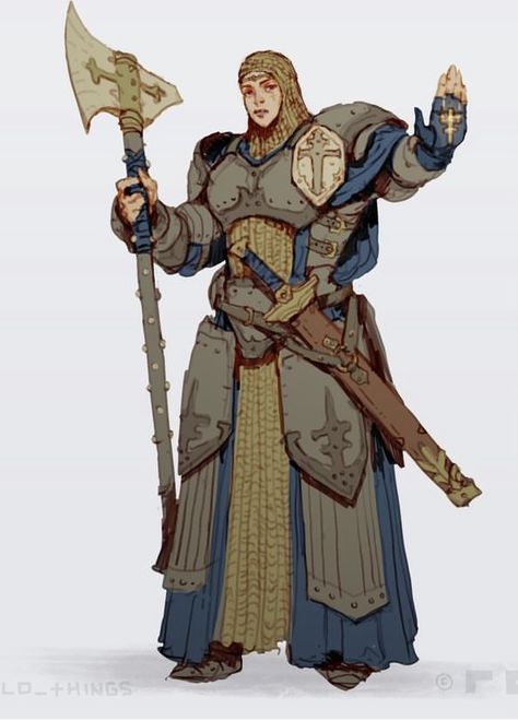 Kalashtar Cleric, Cleric Armor, Dnd Paladin Character Design, Paladin Character Art, Female Knight Art, Faraway Paladin, Aasimar Paladin, Paladin Dnd, Paladin Armor