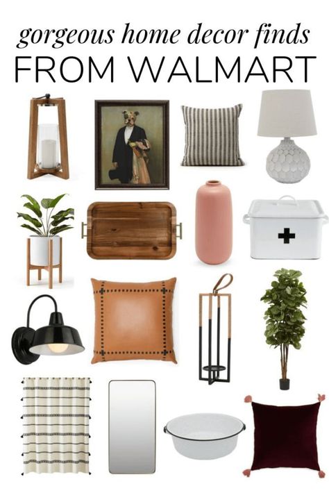 Oct 17, 2019 - A roundup of beautiful and affordable home decor finds from Walmart, of all places! 16 gorgeous pieces that you won't believe are from Walmart. Walmart Home Decor Ideas, Walmart Decor, Walmart Home Decor, Home Decor Finds, Walmart Home, Unique Home Accessories, Decor Pieces, Dream Houses, Summer Inspiration