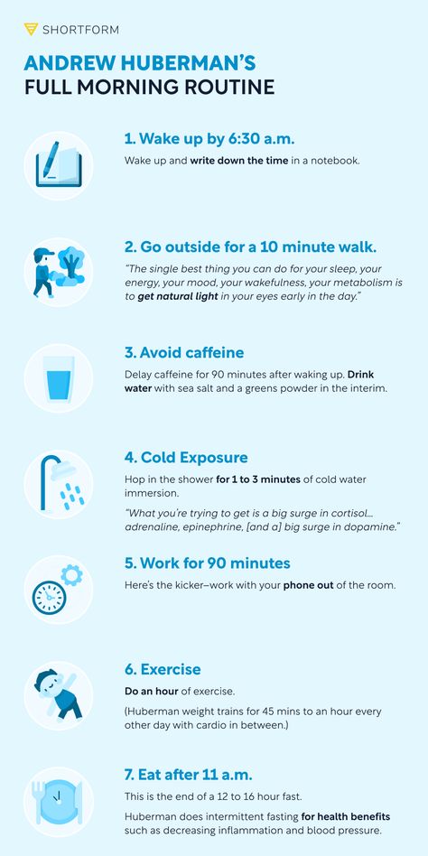 Starting the day with Andrew Huberman's routine is your ticket to a successful and productive day! 🎟️ Let's take this wellness journey one step closer to optimal health and productivity. 💪 #MorningHabits #WellnessJourney #ProductivityBoost #shortformguides Andrew Huberman Routine, Huberman Morning Routine, Andrew Huberman Morning Routine, Morning Routine 5am, Aesthetic Hacks, Morning Routines List, Andrew Huberman, Always Forward, Workout Board