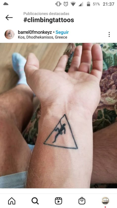 Rock Climbing Tattoo Simple, Rock Climbing Tattoo Ideas, Bouldering Tattoo, Climbing Tattoo Ideas, Boulder Tattoo, Climber Tattoo, Rock Climbing Tattoo, Climbing Tattoo, Simple Tattoo Ideas