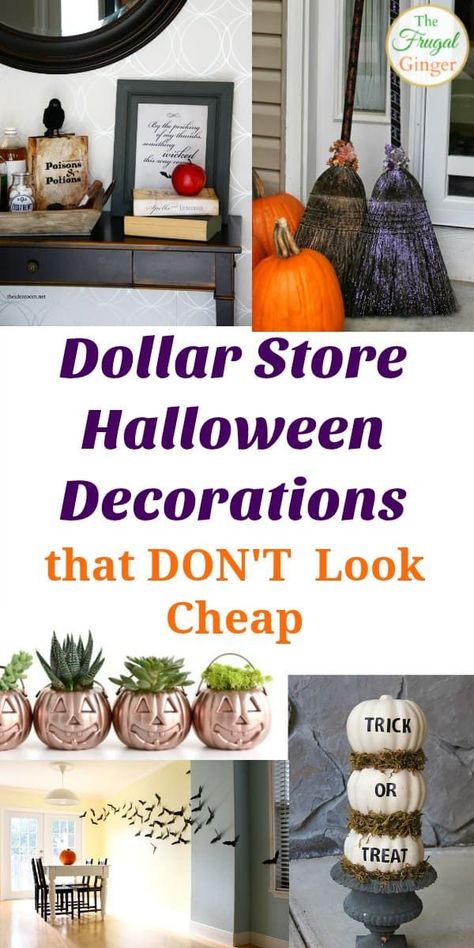 Halloween Dollar Store Decorations that Don't Look Cheap Fun Halloween Decorations Diy, Halloween Art Drawing Sketches, Cubicle Halloween Decorations, Dollar Store Halloween Diy, Halloween Art Drawing, Dollar Store Decorations, Store Halloween Decorations, Fun Halloween Decorations, Dollar Tree Halloween Decor