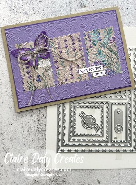 Stampin Up Perennial Lavender Suite - Claire Daly Creates Su Perennial Lavender 2024, Su Perennial Lavender Cards, Stampin Up Lovely Lavender, Stampin Up Lavender Suite, Perrenial Lavender Stampin Up Cards, Perrenial Lavender Stampinup, Stampin Up Perennial Lavender Dsp, Su Perennial Postage, Lovely Lavender Stampin Up Cards