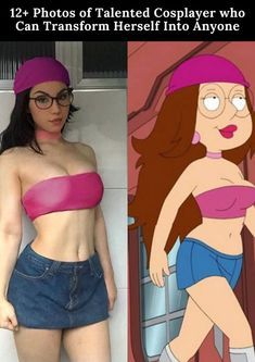 Meg Cosplay, Meg Griffin, Female Cartoon Characters, Female Cartoon, Best Cosplay, Cosplay Outfits, A Cartoon, Cartoon Character, Cosplay Anime