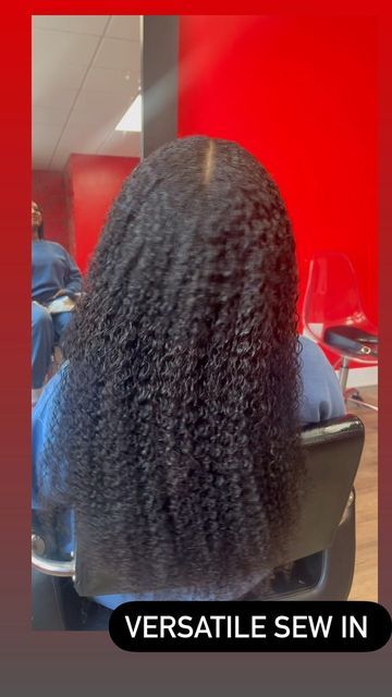 NyNyStyle Hair Extensions on Instagram: "Middle part versatile sew In weave. #versatilesewin #versatilesewins #versatileweave #sewinweave #middlepartsewin #naturalhair #brooklynhairstylist #nychairstylist #njhairstylist #Godisgood" Versatile Curly Sew In, Jerry Curl Weave Sew In, Fixing Weavon Hairstyles, Braid Down For Sew In Weave, Middle Part Leave Out Sew Ins, Middle Part Curly Sew In, Curly Versatile Sew In Weave, Full Sewin No Leave Out, Curly Leave Out Sew In