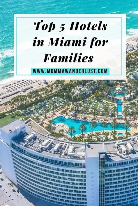 Miami Family Vacation Things To Do, Miami Family Vacation, Miami With Kids, Us Family Vacations, Loews Miami Beach Hotel, Best Hotels In Miami, Miami Resort, Kid Friendly Resorts, Best Family Resorts