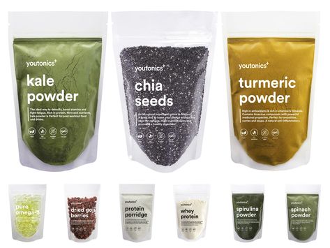 Powder Packaging, Minimal Packing, Packaging Concept, Supplements Packaging, Spices Packaging, Pure Protein, Fruit Packaging, Bottle Design Packaging, Post Workout Food