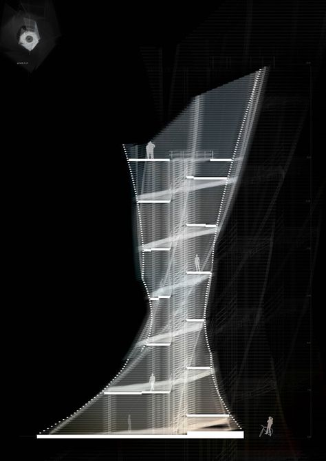 Watch Tower Architecture, Sp Studio, Eco Buildings, Lookout Tower, Architectural Competition, Parametric Architecture, Arch Model, Tower Design, Architecture Magazines