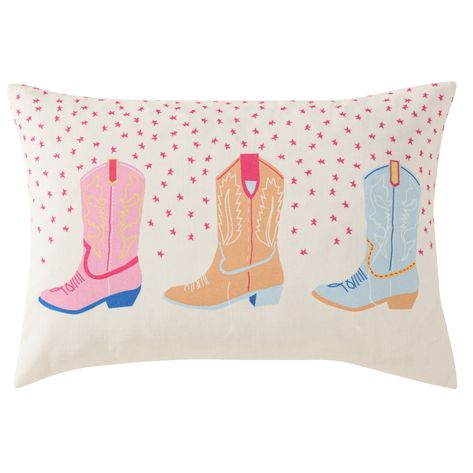 Urban Shop 14" x 20" Cowboy Boot Oblong Pillow - Walmart.com Cowgirl Boot Pillow, Surfer Cowgirl Room, Preppy Cowgirl Room Decor, Neutral College Apartment, Cute Western Decor, Blue Western Decor, Cowboy Dorm Room, Space Cowgirl Decor, Preppy Cowgirl Decor