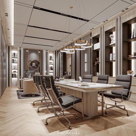 Ceo Room Design, Office Lounge Area Design, Ceo Office Design Luxury Modern, Ceo Office Design Luxury, Ceo Office Design, Meeting Room Design Office, Conference Table Design, Classic House Interior Design, Conference Room Design