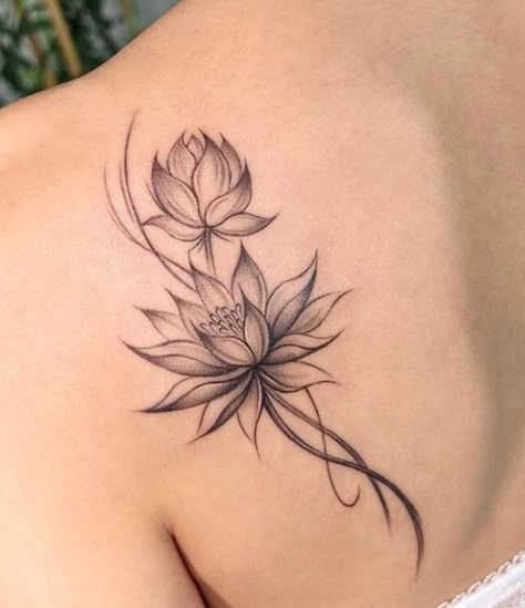 Lotus Tattoo Shoulder, Kaleidoscope Tattoo, Tattoos Lotus, Tatoo Dog, Alas Tattoo, Simple Flower Tattoo, Freedom Tattoos, Mastectomy Tattoo, Flower Tattoo Ideas