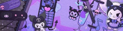 Kuromi Banner, Pink Wallpaper Laptop, Tumblr Banner, Cute Headers For Twitter, Animated Banners, Twitter Header Pictures, Cute Laptop Wallpaper, Iphone Wallpaper Kawaii, Cute Banners