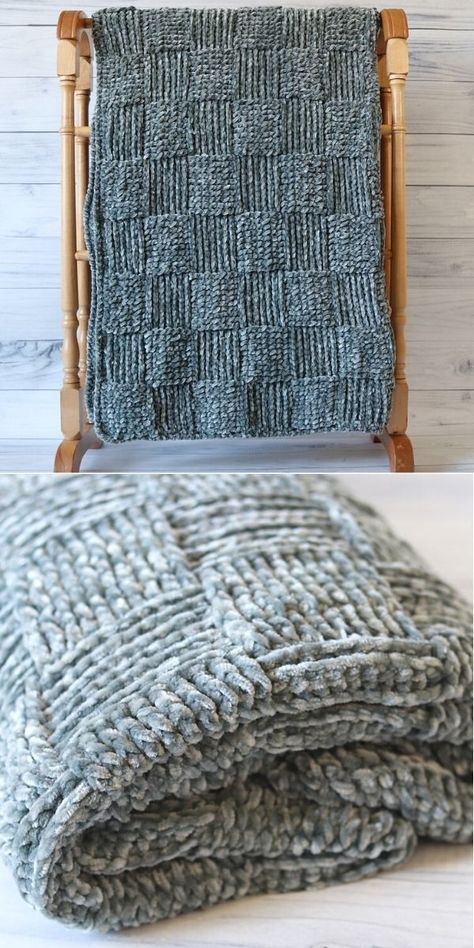 Basket Weave Crochet Pattern, Basket Weave Crochet Blanket, Basket Weave Crochet, Chunky Crochet Blanket Pattern, Crochet Throw Pattern, Throw Blanket Pattern, Basketweave Stitch, Chunky Crochet Blanket, Bernat Blanket Yarn