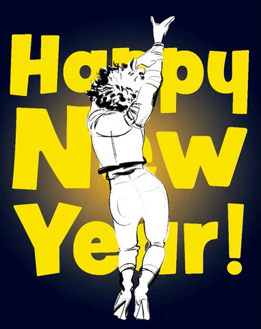 Happy New Year Dancing GIF by Hilbrand Bos Illustrator - Find & Share on GIPHY Happy New Year Gif, Funny New Year, New Year Gif, Happy New Years Eve, Dancing Gif, Funny Happy, Animation Studio, New Years Eve, Animated Gif