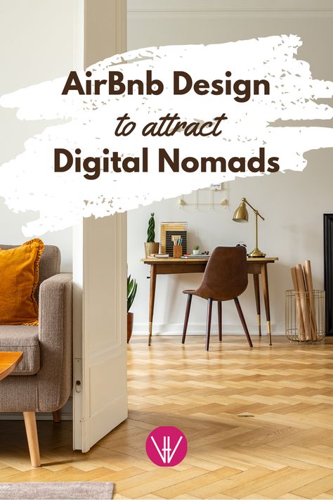 Vacation Rental Workspace Design for Airbnbs — Wildheart Design Airbnb Workspace, Unique Airbnb, Airbnb Ideas, Airbnb Design, Digital Nomad Life, Working Remotely, Air Bnb, Small Dining Table, Air B And B