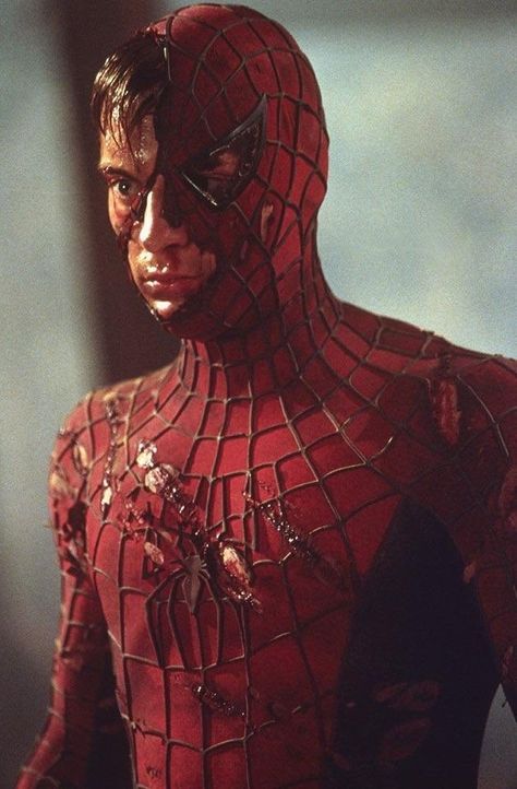 OG Spidey🕸️🕷️🔥👌 @marvel Spiderman Sam Raimi, Spiderman 2002, Spider Man Trilogy, Spiderman 1, Tobey Maguire, Sam Raimi, Spiderman 3, Spiderman Movie, Marvel Comics Wallpaper