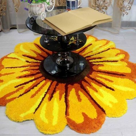 Find many great new & used options and get the best deals for Sunflower Shape Carpet Beside Rugs Kids Pets Playground Floor Ma[ Area H4N9 at the best online prices at eBay! Free delivery for many products! Gold Chair Covers, Flower Floor, Playground Flooring, Christmas Chair, Christmas Dining Room, Gold Chair, Lighted Ornaments, Area Rug Runners, Floor Rug