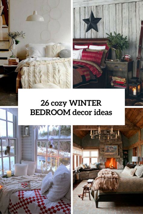 Cozy Winter Bedroom Decor Ideas Cover Winter Bedroom Decor Cozy, Winter Bedroom Ideas, Cozy Winter Bedroom, Winter Bedroom Decor, Winter Living Room, Rustic Bedroom Design, Bedroom Decor For Small Rooms, Winter Bedroom, Warm Bedroom