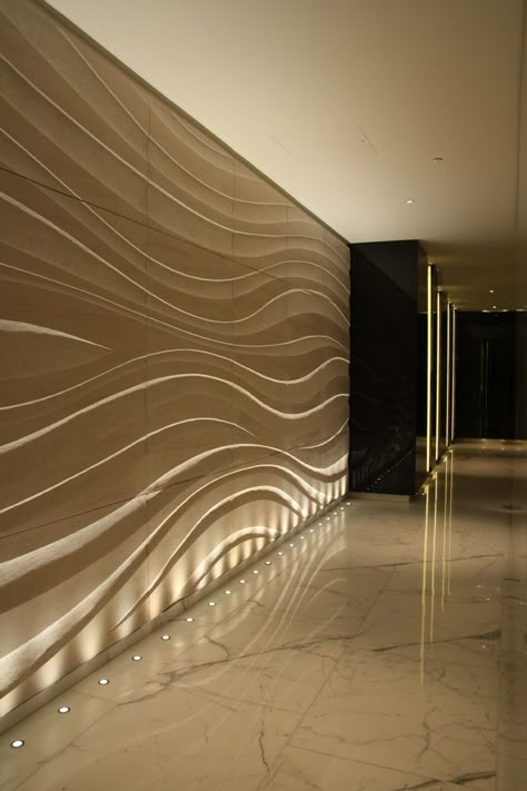 Lighting & Wall Candy Blitz Design, Spa Design, Hotel Interiors, Lighting Design Interior, Light Design, Wall Cladding, Hotel Design, Wall Treatments, Design Case