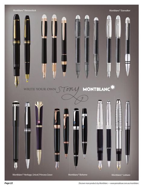 Mont Blanc Pen, Mont Blanc Fountain Pen, Pen Obsession, Fountain Pens Calligraphy, Vintage Pens, Montblanc Pen, Luxury Pens, Fine Writing Instruments, Pen Collection