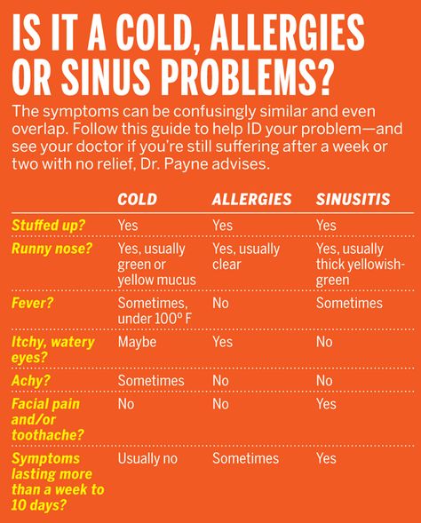 Is It a Cold, Allergies, or a Sinus Problem? - Health Cold Or Allergies, Sinus Problems, Allergy Remedies, Bikram Yoga, Sinus Infection, Cold Remedies, Health Info, Health And Beauty Tips, Natural Medicine