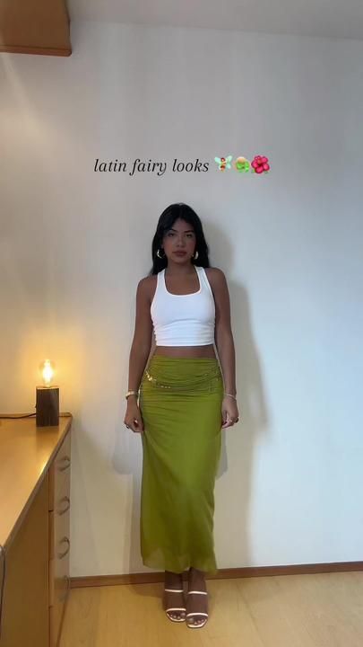 Latina Summer Outfits, Fairy Tiktok, Streets Of Tokyo, Latina Outfit, Latina Outfits, Fairy Outfit, Earthy Outfits, Fairy Clothes, Latina Fashion