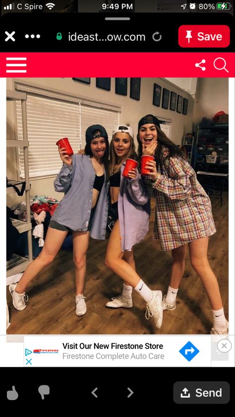 Frat Boy Costumes For Women, Frat Guys Halloween Costume, Frat Boy Outfits For Girls Costume Ideas, Frat Party Costume, Frat Boy Dress Up Day, Frat Boys Halloween Costume, Frat Boy Costume, Frat Boys, Trio Halloween Costumes