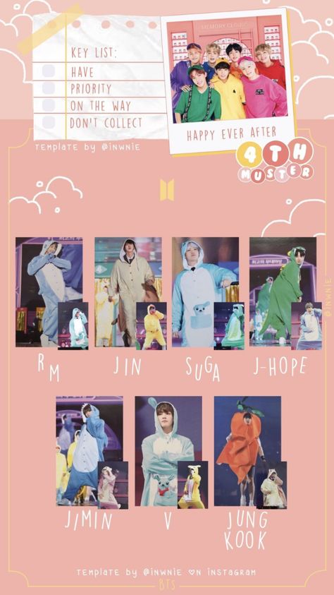 Bts 4th Muster, Dan Reynolds, Photo Card Template, Jung So Min, Bts Members, Album Bts, Bts Army, Card Template, Photo Cards