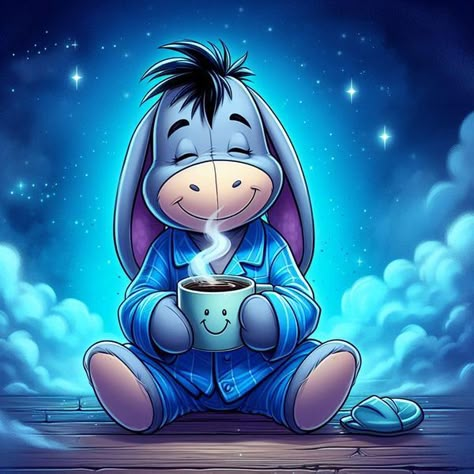 Eeyore Fans Club | Good day 💙 | Facebook Eeyore Images, Ge Aldrig Upp, Eeyore Pictures, Winnie The Pooh Drawing, Disney Eeyore, Disney Princess Babies, Disney Toms, Bambi Disney, Disney Characters Wallpaper