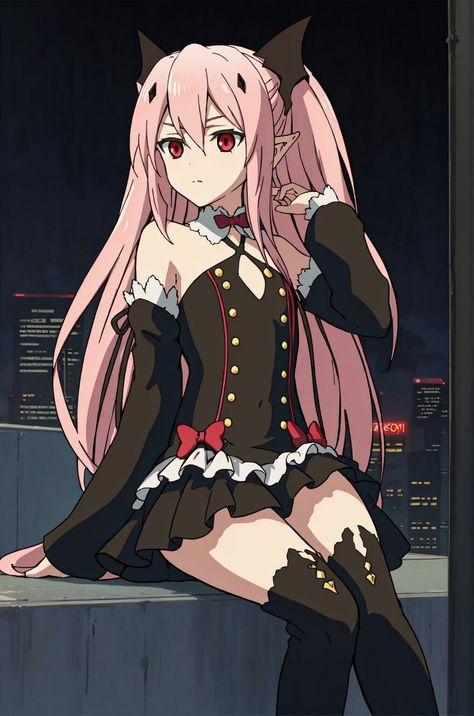 Krul Tepes, Seraph Of The End, Owari No Seraph, Cosplay Characters, Support Artists, Anime Oc, Monster Girl, Community Art, Cute Anime Character