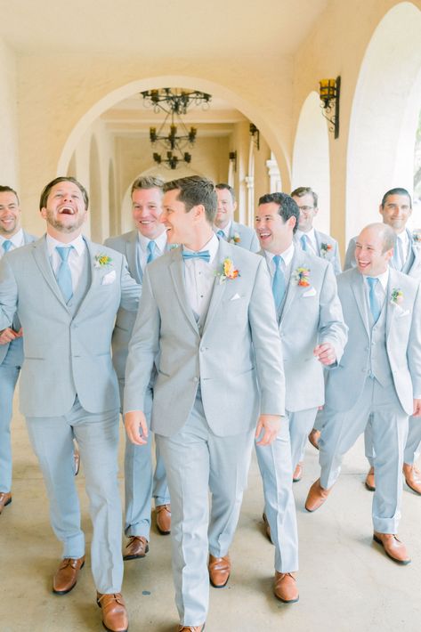 Light Blue Best Man Suit, Ice Blue Tuxedo, Tropical Blue Wedding Theme, Sky Blue Groomsmen Suits, Ice Blue Groomsmen Attire, Blue Floral Groomsmen, Pale Blue Groomsmen Suits, Sky Blue Groomsmen Attire, Light Blue Wedding Tux Groom