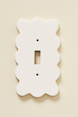 Shop the Wiggle Switch Plate and more at AnthroLiving today. Read customer reviews, discover product details and more. Strawberry Light Switch Cover, White Homes, Architecture 101, Outlet Plates, Fancy Lights, The Wiggles, Bath Girls, Decor Details, Light Switch Plate Cover