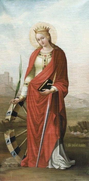 St Catherine Of Alexandria Icon, St Catherine Of Alexandria, Saint Katherine, Saint Catherine Of Alexandria, Saint Philomena, Catherine Of Alexandria, Saint Catherine, Saint Elizabeth, Santa Catalina