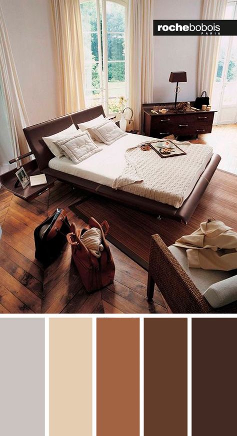 #RocheBobois #colores #rochebobois #combinacioncolor #habitacioncolor #ideascolor #ideashabitacioncolor #habitacionmoderna #habitacion #casamoderna #muebles Brown Bedroom Decor, Brown Bedroom, Wardrobe Design Bedroom, Redecorate Bedroom, Wardrobe Design, Colorful Furniture, Rooms Home Decor, House Painting, House Colors