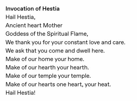 Hestia Altar Ideas, Hestia Art, Offerings For Hestia, Greek Mythology Hestia, Hestia Worship, Working With Hestia, Hestia Deity, Goddess Hestia, Offerings To Hestia