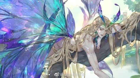 Fairy Men Art, Male Fairy Design, Anime Fairy Boy, Fairy Boy Art, Male Fairy Art, Fae Character Design Male, Male Fairy Oc, Fae Oc, Fairy Man